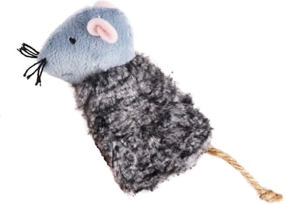 Nobleza Speelmuis Kat - Kattenspeelgoed - Vulbaar met Kattenkruid - Kattenspeeltje voor Katten en Kittens - 11 cm - Blauw