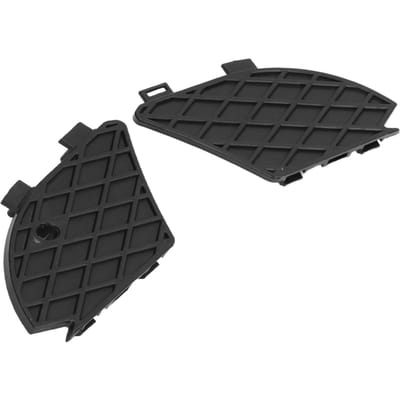 Grille Basse de Pare-chocs Avant 2108850153 Cache Grille Antibrouillard Remplacement pour Mercedes‑Benz Classe E W210 black