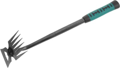 Onkruidverwijderaar Tuingereedschap - Handwieder Grasverwijderaar - Onkruid Wieden - Ergonomisch Ontwerp - 36 cm Lengte - Multicolor
