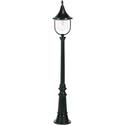 K.S. Verlichting Brescia lantaarnpaal, 148 cm, zwart