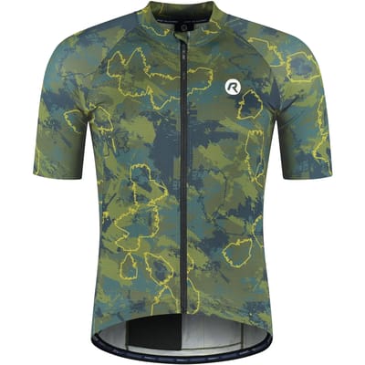 Rogelli Essential Graphic II Heren Fietsshirt - Korte mouw - Groen