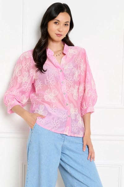 LolaLiza Blouse C Chaflow 05703108 1477 Pink Bubblegum Dames Maat - W36