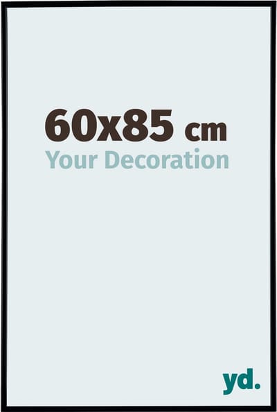 Your Decoration - Fotolijst 60x85 cm - Kunststof - Zwart Mat - Evry