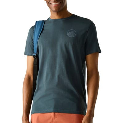 Heren T-shirt met korte mouwen en grafische print, ademend en luchtig