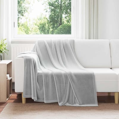vidaXL - plaid - Grijs - 150 - x - 200 - cm - 0.78 - kg - Fleece