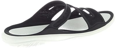 Crocs Swiftwater Telluride Sandalen Zwart/Wit Maat 34/35 US 5