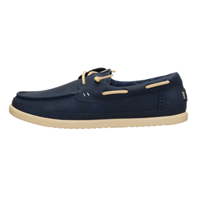 HEYDUDE - Harbor Lo Classic Heren Loafers Navy Blazer/Boulder Tan - Maat 41