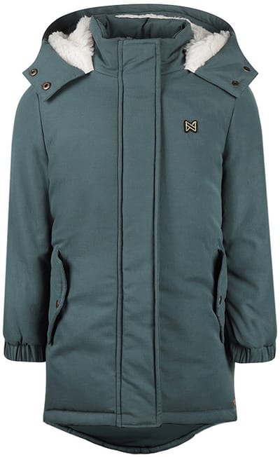 Koko Noko Meisjes Parka Jas - Steel blue