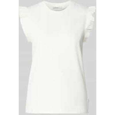 regular fit top van puur katoen