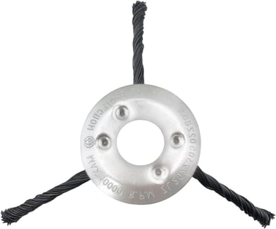 Professionele Grasmaaier Met 180mm Stalen Draadborstel, Ideaal Voor Onkruidbestrijding in Tuin en Landschap, Inclusief 3 Verwisselbare Koppen