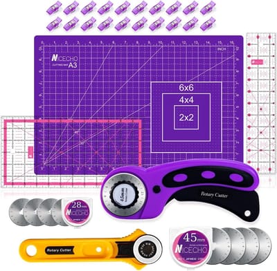 Rotary Cutter Set voor Quilting en Stoffen