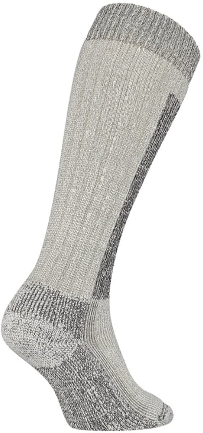 Soga - 2-Pack - Dikke Thermo Kniekousen - Badstof Merino - Heren / Dames - grijs - 35-38 - S6