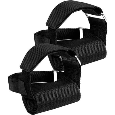 Verstelbare Enkelgewichten 1 Paar Dumbbell Voetbevestiging Tibialis Trainer Ondersteuningsbanden Voor Gewichtheffen zwart