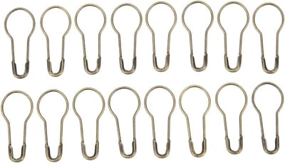 Veiligheidsspelden - Kleine spelden - Kleding repareren - Roestvrij staal - 22mm - Antiek messing