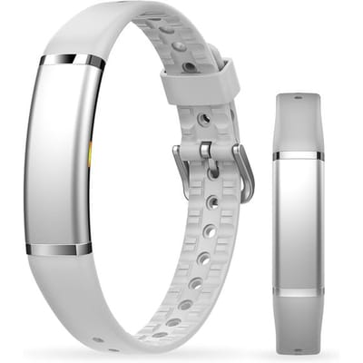 Activity Tracker - Waterdicht IP68 - Meet Hartslag, SpO₂ en Slaap - Stappenteller - Geanodiseerd Aluminium - BREND-App - Grijs - BREND BR-2249