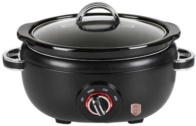 Berlinger Haus 9669 - Slowcooker - Black Silver - 3.5 liter inhoud - Monaco collection
