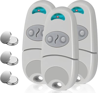 Universele Poortafstandsbediening 433,92 MHz - 2 Kanaals Garage & Hek Ontvanger (3 Stuks)