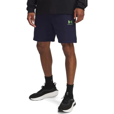 Under Armour Icon Fleece Taping Korte Broek Blauw S Man
