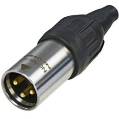 Neutrik NTR-NC3MX-T Connector Xlr Male Metaal Zwart/zilver
