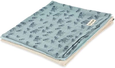 Trixie babydoeken katoen 3-pack - Tetra doeken Enchanting Elephant 55x55cm.