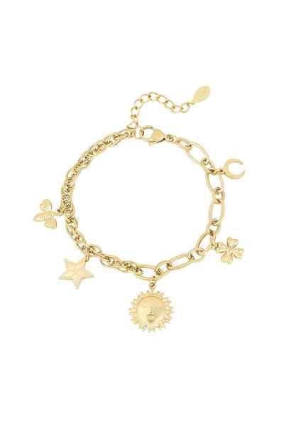 Celestial Charms Dames Armband - Verkleurt niet - Cadeau - Goudlief