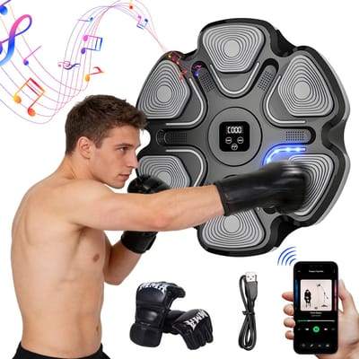 Frasco Boxing Machine - Inclusief Bokshandschoenen - Bokszak - Boksmachine met Muziek - Boxing Bag - Music Boxingmachine - Boksen en Trainen - Bokspaal - Boks - Volwassenen & Kinderen