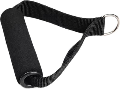 DW4Trading Nylon Strap Handle met Metalen D-ring - Zwart