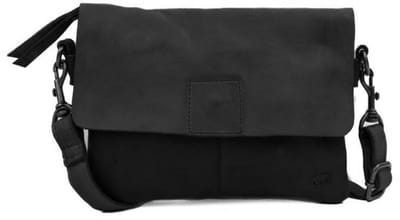 Bear Design Billy Crossbodytas Kleine Dames - Leer - Zwart