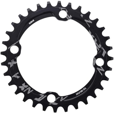 Kettingblad voor Mountainbike en Racefiets, 32/34/36/38T, BCD 104, Geschikt voor Enkelvoudige Snelheden en Diverse Fietstypes