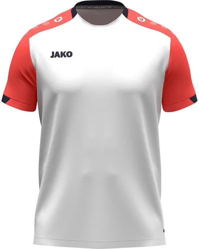 Jako Dynamic T-Shirt Heren - Wit / Koraal / Marine | Maat: XXL