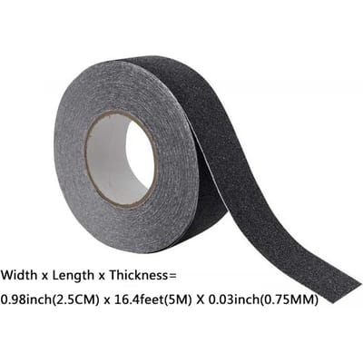 2,5/5,0CM x 5M Heavy Duty Antislip Tape Waterdichte Buiten Grip Tape Voor Traptreden Oprit Skateboards Kleefstrips Antislip Strips gray