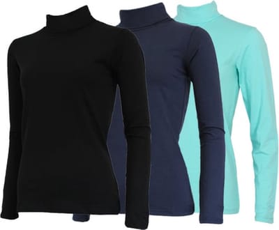 3-Pack Campri - Skipully - Wintersportpully - Dames - Black/Navy/Aruba blue (552) - maat S