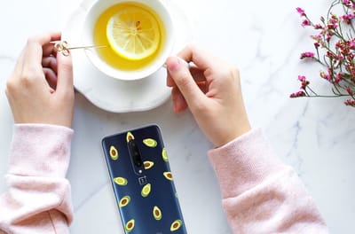 OnePlus 7 Pro Siliconen Case Avocado