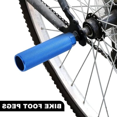Fiets Pinnen - Voetsteunen Fiets - Stunts Uitvoeren - Antislip Grip - 2 Stuks - Blauw