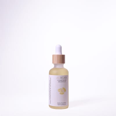 Aurgan Pure Arganolie Cosmetisch Pipetfles - 50 mL - 100% Natuurlijke Premium Olie - Geschikt voor Gezichtsverzorging, Haarherstel, Nagelverzorging en Droge Huid