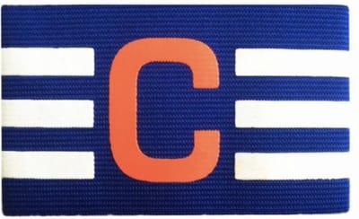 Hiden - Aanvoerdersband junior - Volwassenen - Voetbal spullen - Voetbal trainingsmateriaal - Voetbaltenue - Aanvoerdersbanden - Sport | Blauw