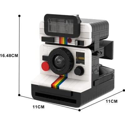 Gobricks MOC Polaroid Land Camera 1000 Stenen OneStep SX-70 Bouwsteen Creativiteit ZELF MAKEN Speelgoed Verjaardagscadeaus