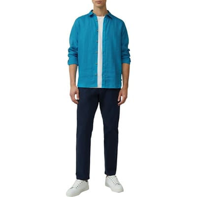 s.Oliver  Shirts Blue Größe: L | Casual hemden Outlet | Herren | Blau