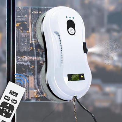 Ramenwasser Robot - Glasreiniger Automatisch - Ramen Schoonmaken - 2800Pa Zuigkracht - 29.5 cm Lengte - Wit