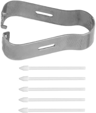 Vervangende Nibs voor Touch Stylus Pen - 5 Stuks Spare Tips voor Galaxy Tab S6 S7 Note10 en Meer (Wit)