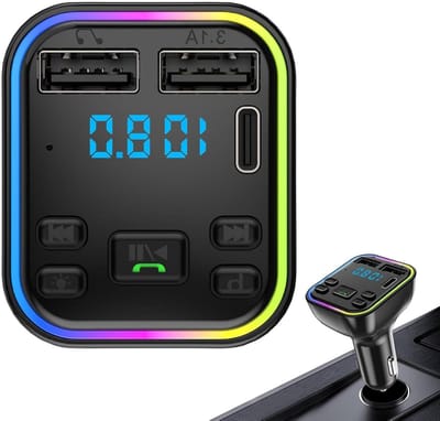 Radio zender - MP3 speler - Muziek streamen - Dubbele snellader - 20W PD - Zwart