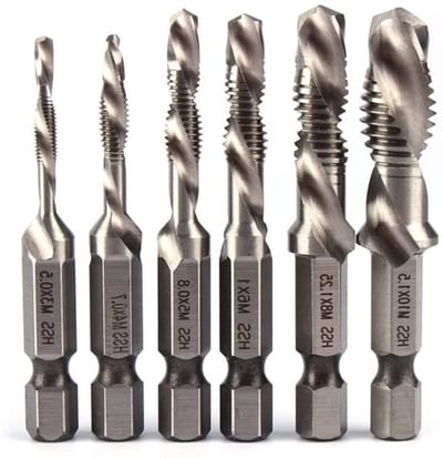 Dailygoody - Hexagonale Boor - Voor Tapgaten - 1/4 Inch - M3 M4 M5 M6