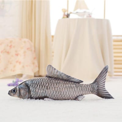 Grappige schattige simulatie kroesvis pluchen speelgoed gevulde cartoon dieren vis kussen kleine vis poppen voor baby cadeau 30CM