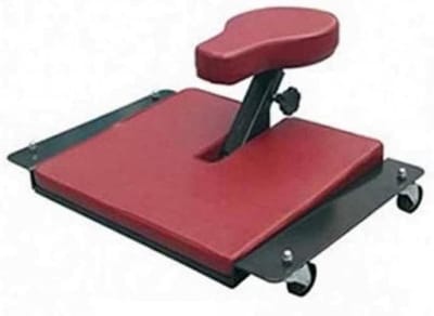 Kniesteun met wieltjes - Tuinkniezer - Comfortabel tuinieren - Verrijdbaar ontwerp - 13 kg - Zwart