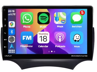 Autoradio 2/64GB met Carplay en Android auto | Geschikt voor Ford Ka 2007-2016 | Radio scherm met Navigatie | 2007 2008 2009 2010 2011 2012 2013 2014 2015 2016 | Titanium