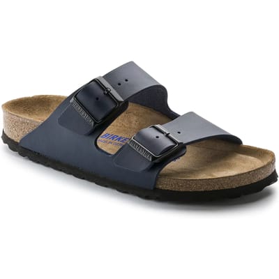 Birkenstock Arizona Slippers Blue Narrow-fit | Blauw | Imitatieleer | Maat 36 | 051063