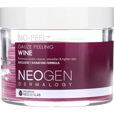Neogen, dermatology, bio-peel + advanced treatment, gauze peeling, wine, 30 packs, 200 ml (6,76 onces liquides) white