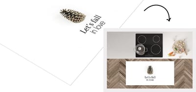 Keukenloper - Loper keuken - Herfst - Quote - Dennenappel - 120x60 cm - Keukenloper vinyl