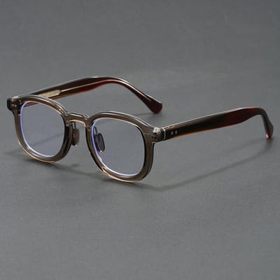 Nieuw Japans Acetaat Brilmontuur Handgemaakt Ovaal Retro Bril voor Mannen Designer Merk Mode Brillen