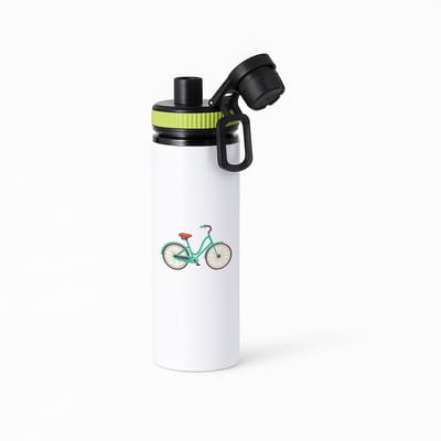Hacebo® - Fiets waterfles met draaidop groen - Fietsenmaker - Fietsers - Fietsdecoratie - water fles - 850ML